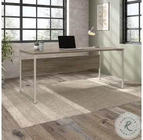 Hybrid Modern Hickory 72" Medium Computer Home Office Set