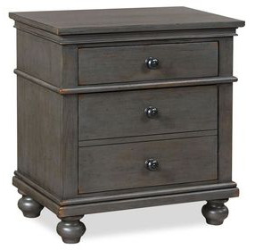 Oxford Peppercorn 2 Drawer Nightstand