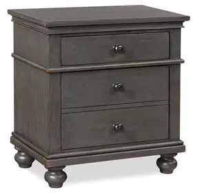 Oxford Peppercorn 2 Drawer Nightstand