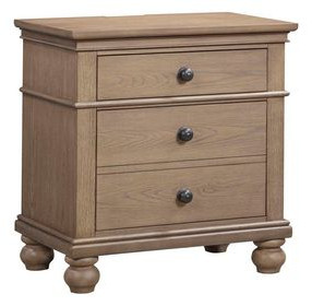 Oxford Tan 2 Drawer Nightstand