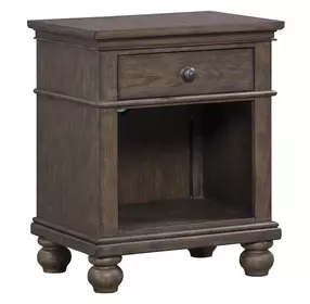 Oxford Cocoa 1 Drawer Nightstand