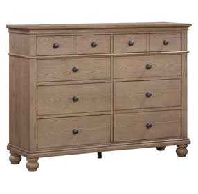 Oxford Tan 8 Drawer Chesser