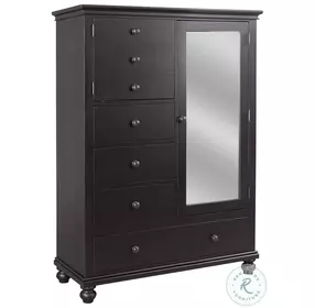 Oxford Rubbed Black Chiffarobe