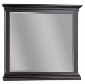 Oxford Black Rectangular Dresser Mirror