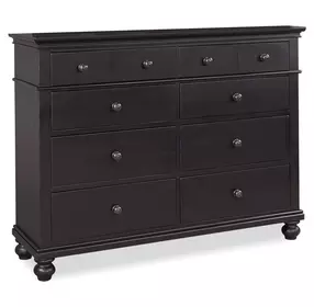 Oxford Black 8 Drawer Chesser
