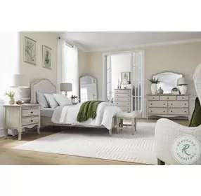 Provence Linen Youth USB Charging Upholstered Bedroom Set