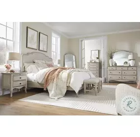 Provence Linen Upholstered Bedroom Set with USB Charging