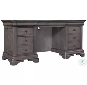 Sinclair Ash Grey 68" Credenza Desk