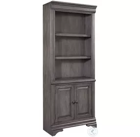 Sinclair Ash Grey Door Bookcase