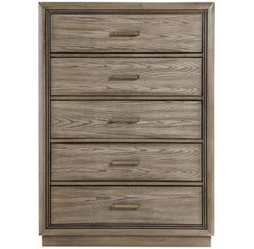 Sonoma Gray 5 Drawers Chest