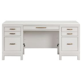 Alexander White 66" Executive Desk