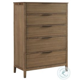 Cyrus Almond Bisque 5 Drawer Chest