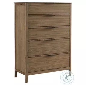 Cyrus Almond Bisque 5 Drawer Chest