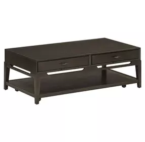 Sutton French Roast Rectangular Cocktail Table