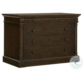 Jackson Turkish Coffee Workstation 3 Drawer Combo File Cabinet