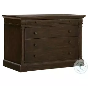 Jackson Turkish Coffee Workstation 3 Drawer Combo File Cabinet