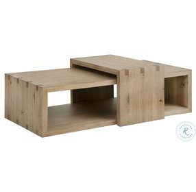 Lyndon Light Cashmere Rectangular Cocktail Table