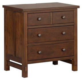 Channing Harvest Cherry 3 Drawer Nightstand