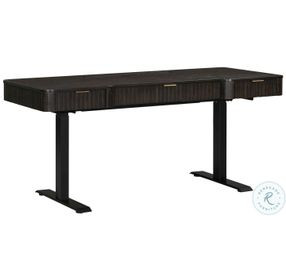 Rylan Dark Roast 60" Lift Desk with USB Charging