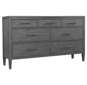 Preston Urbane Gray 7 Drawer Dresser