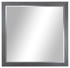Preston Urbane Gray Square Dresser Mirror