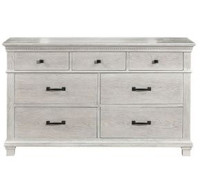 Silver Sands Gray 7 Drawer Dresser