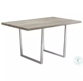 1121 Dark Taupe Rectangular Dining Table