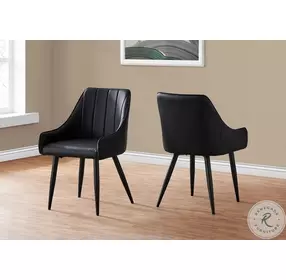 1187 Black Dining Chair Set Of 2