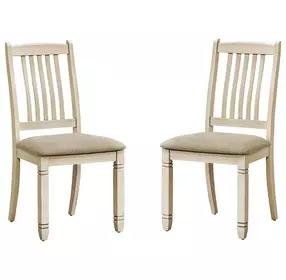 1265 Beige Dining Chair Set of 2