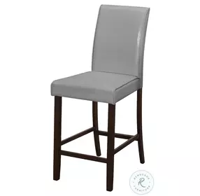 Gray Counter Height Dining Chair Set of 2
