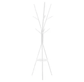 2009 White 6 Hooks Coat Rack