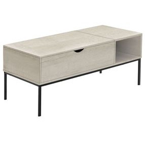 3807 Washed Oak Rectangular Lift Top Cocktail Table