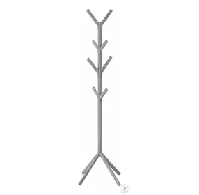 2058 Silver 70" Coat Rack