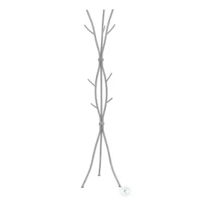 2061 Silver 74" Coat Rack