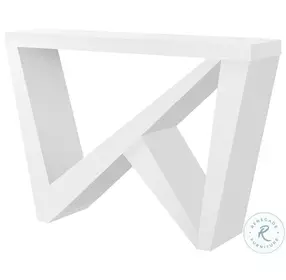 2429 White 48" Console Table