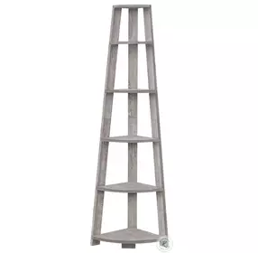 2433 Industrial Grey 72" Bookcase