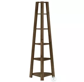 2464 Dark Walnut 72" Bookcase