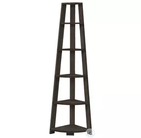 2469 Brown Oak 72" Bookcase