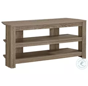 Dark Taupe 42" Corner TV Stand