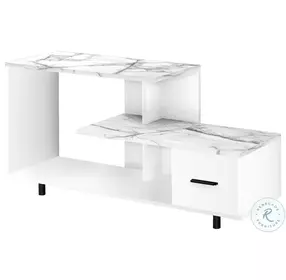 2609 White TV Stand