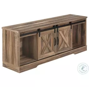 2748 Brown 2 Door 60" TV Stand