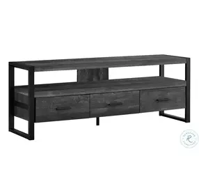 2823 Black 60" TV Stand