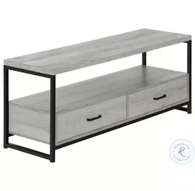 2871 Grey And Black 48" TV Stand