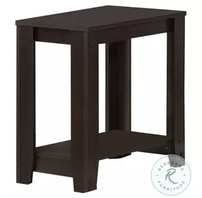 Cappuccino Accent Side Table