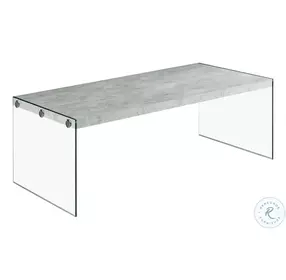 Gray Cement Coffee Table