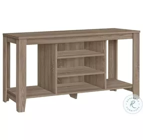 Dark Taupe Reclaimed TV Stand