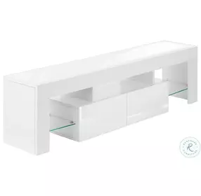 3548 High Glossy White TV Stand