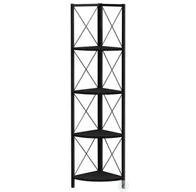3649 Black Bookcase