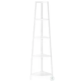 3665 White 60" Bookcase