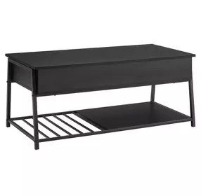 3820 Black Rectangular Lift Top Cocktail Table